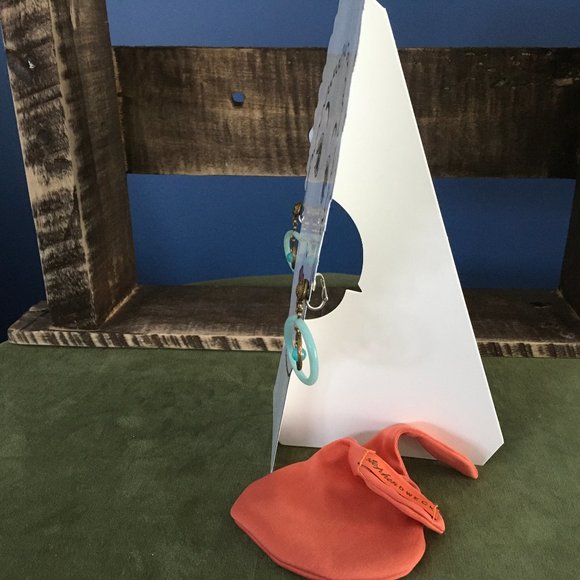 Stephen Dweck Bronze and Amazonite Clip Earrings - Picture 8 of 10